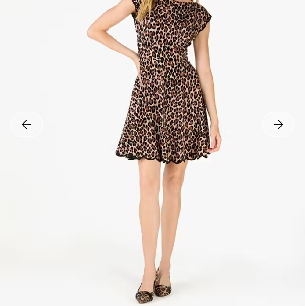 Kate Spade Leopard Print Mini Dress